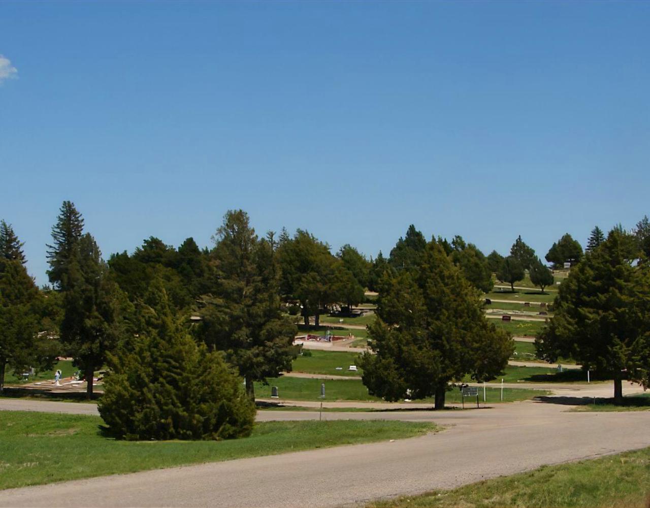Slide 1 of cemetery gallery